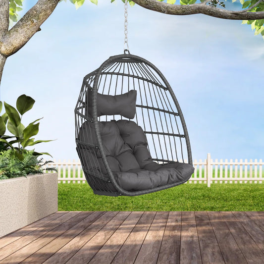Chorley Indoor/Outdoor Porch Swing Egg Chair Without Stand