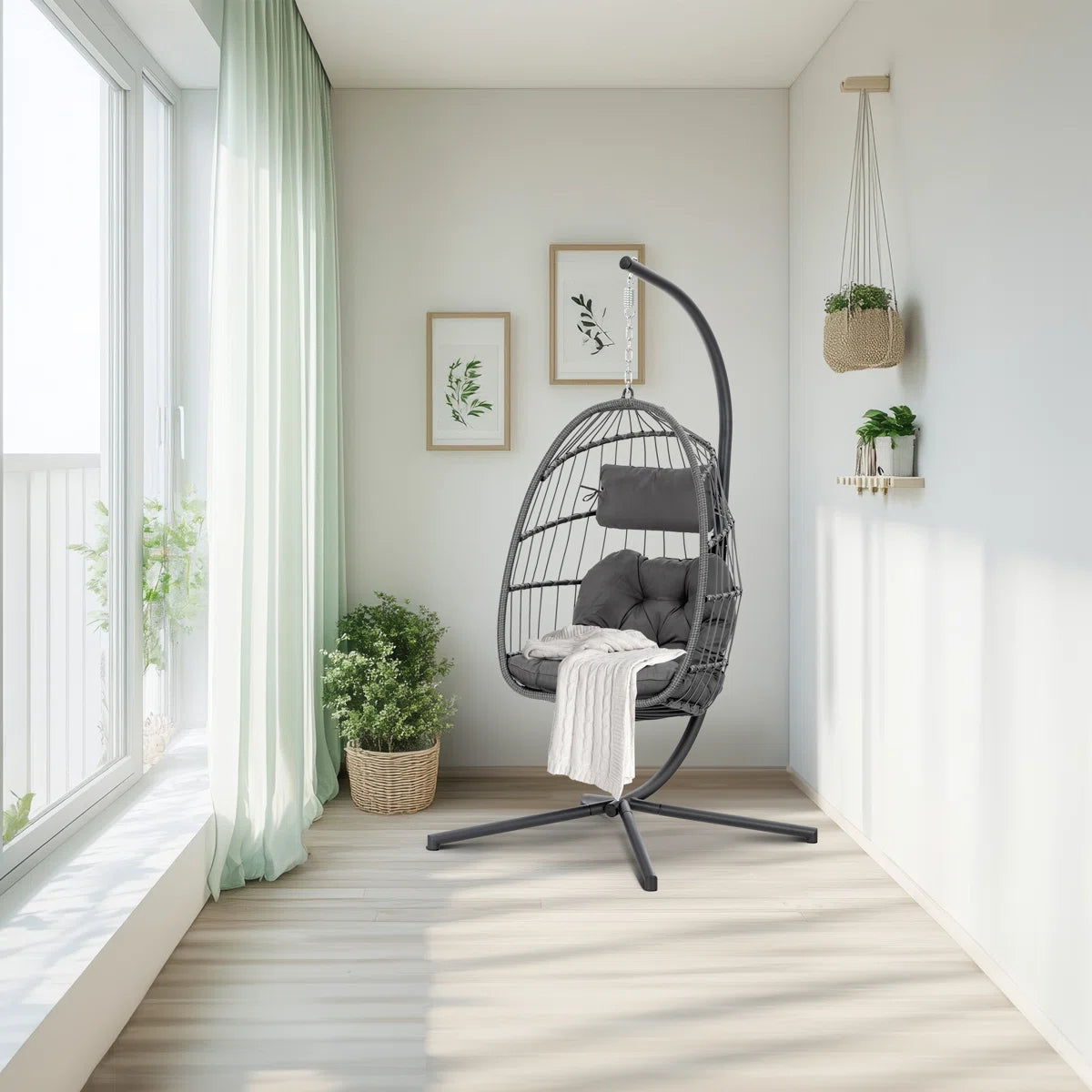 Iyanna Porch Swing with Stand