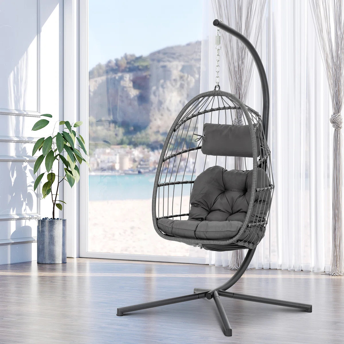 Iyanna Porch Swing with Stand