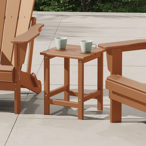 Shavon All Weather Adirondack Outdoor HDPE Side Table